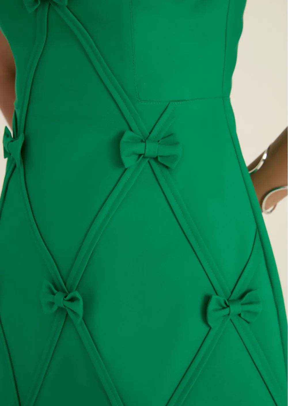 Green Bow Dress