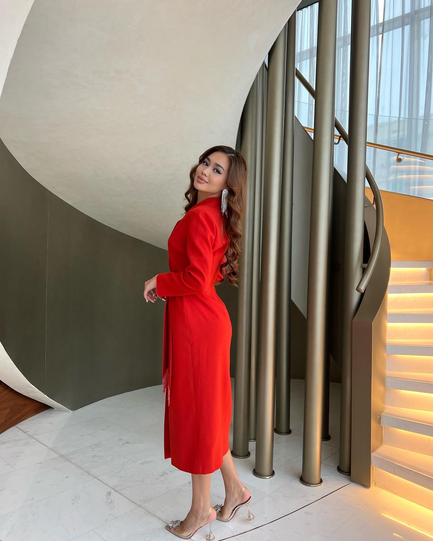 Red Kayla Dress