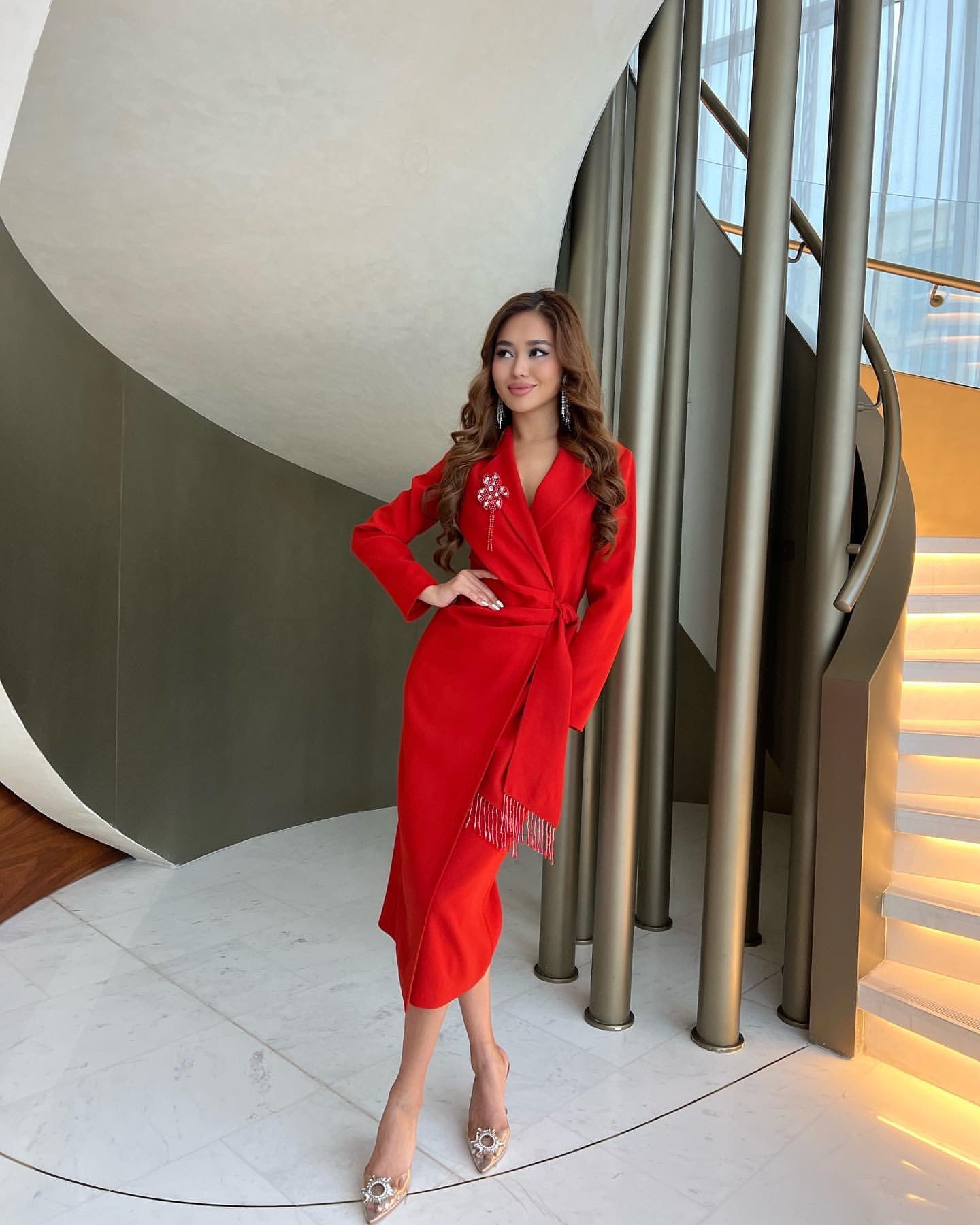 Red Kayla Dress