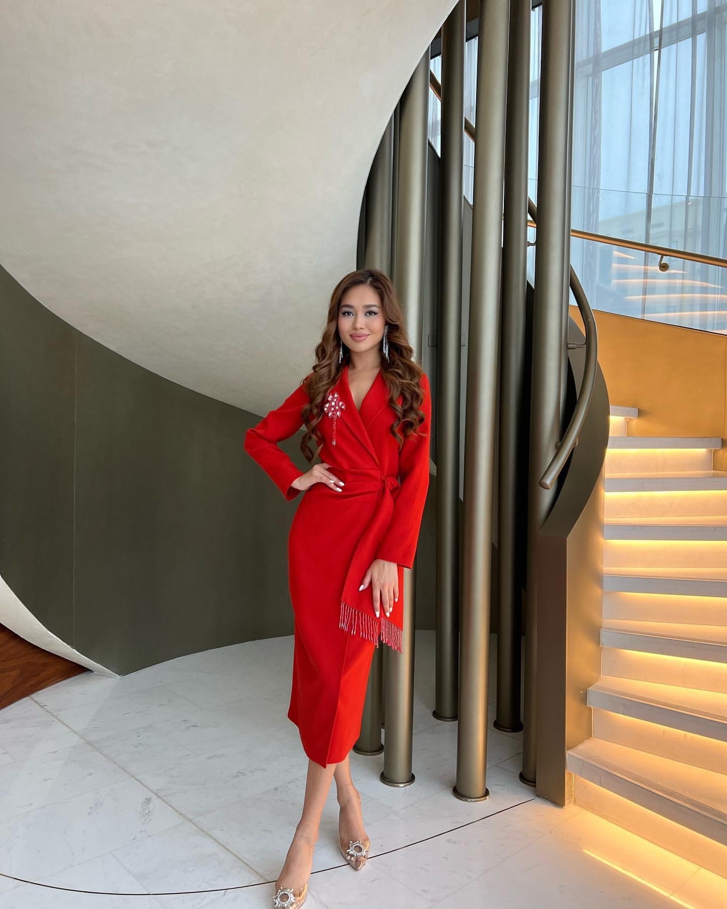 Red Kayla Dress