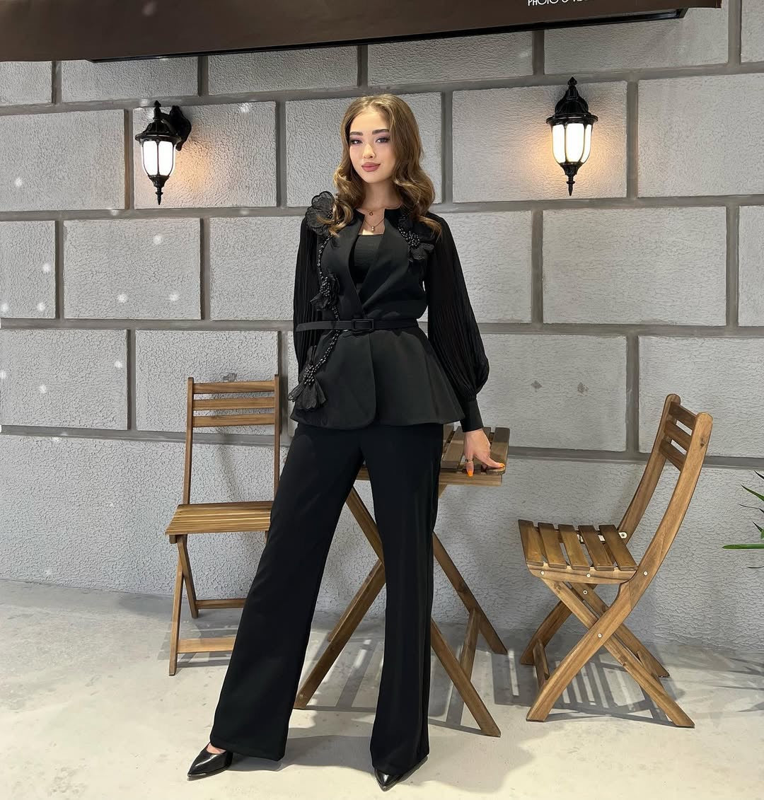 Black Zen Pant Suit