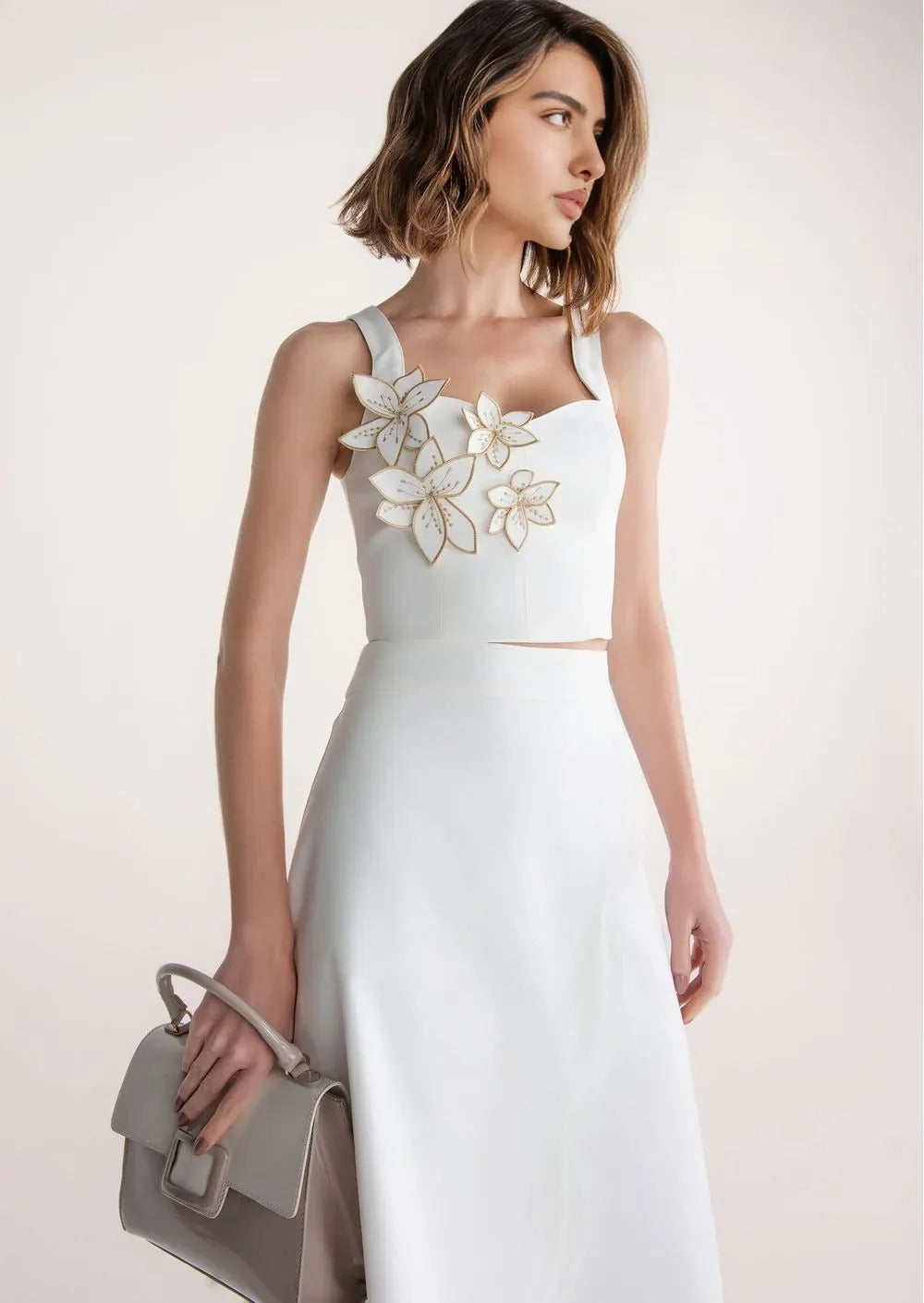 White Flower Detail Set