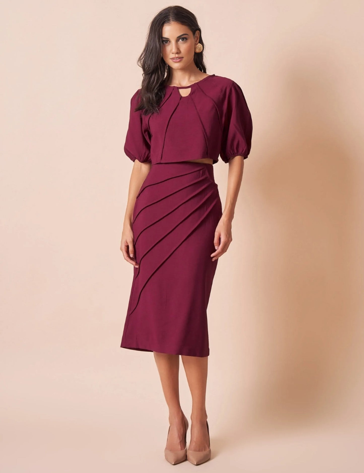 Malo Maroon Set