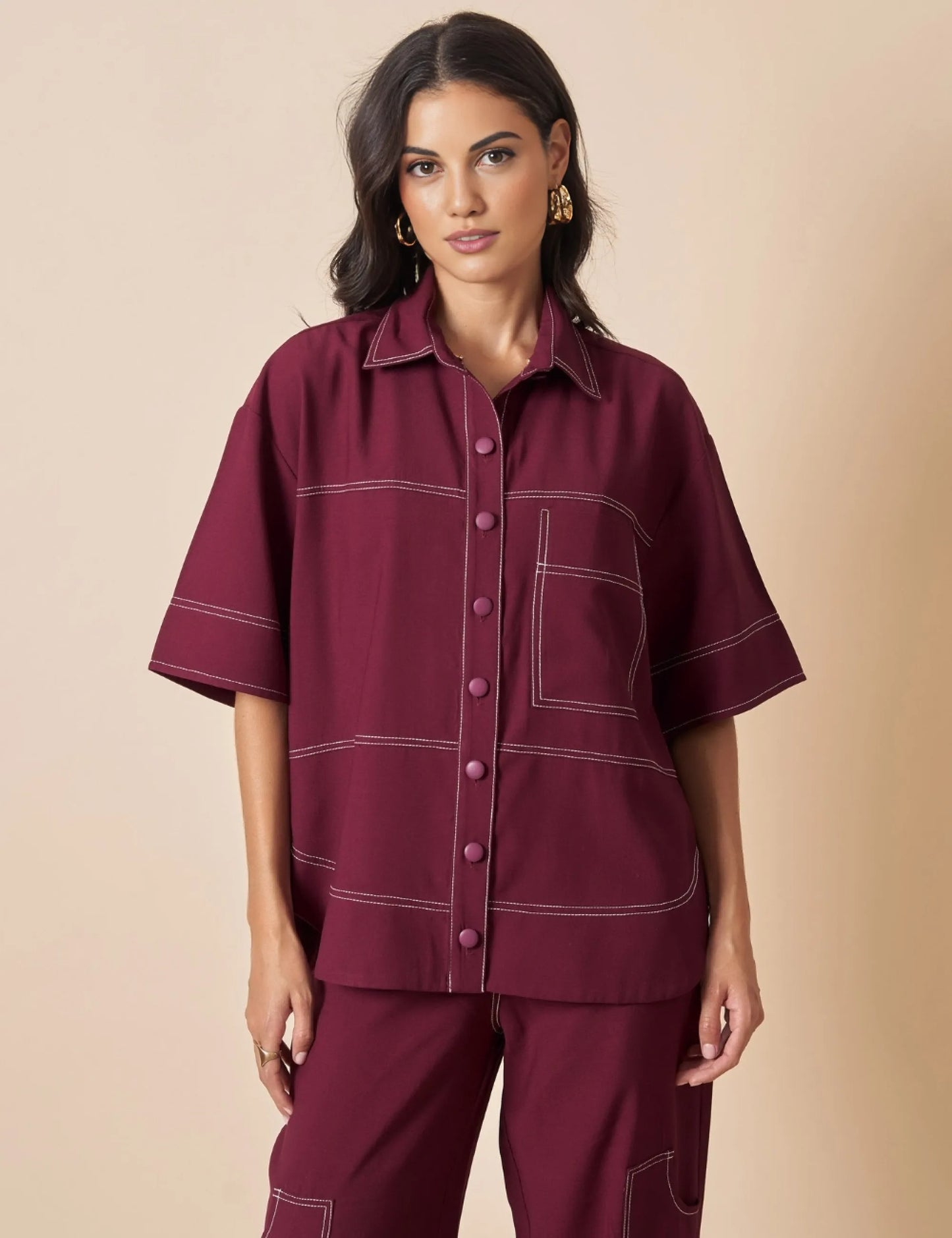 Maroon Lian Set