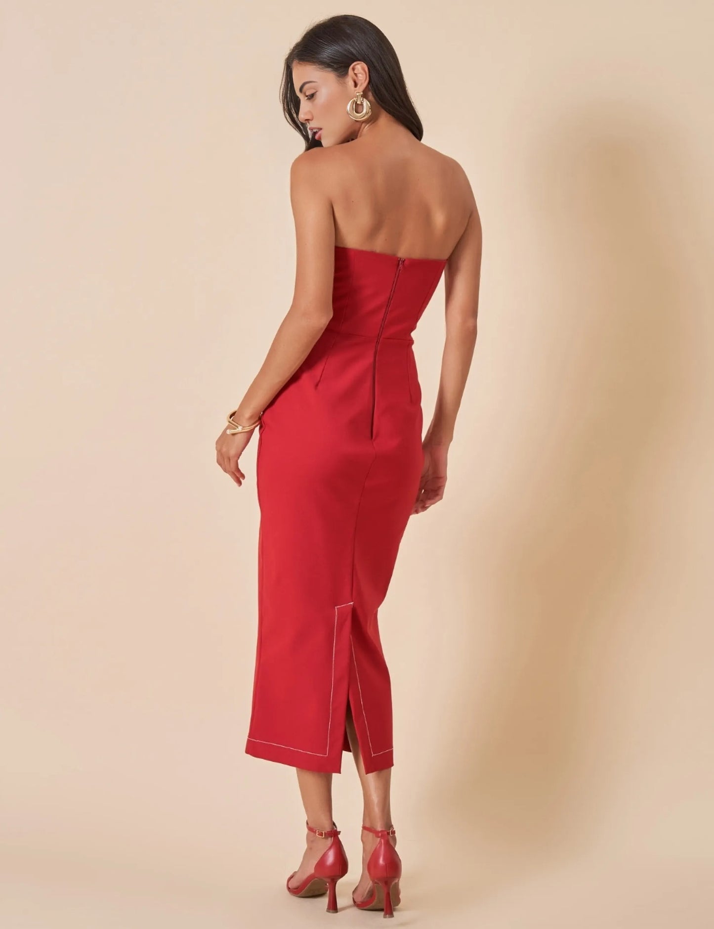Red Aveen Dress