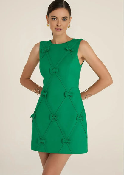 Green Bow Dress