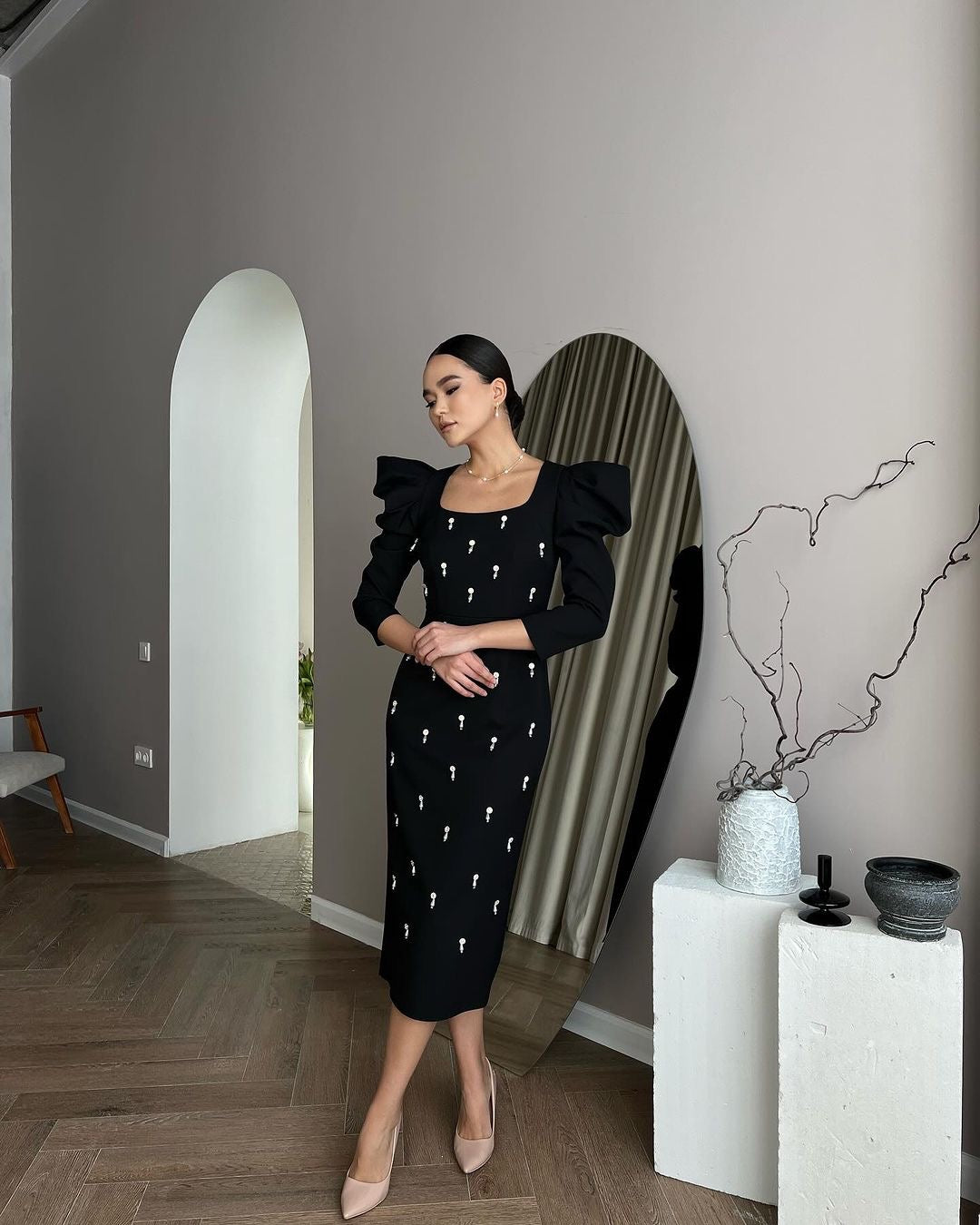 Black Sia Dress LABEL WB Black Sia Dress LABEL WB