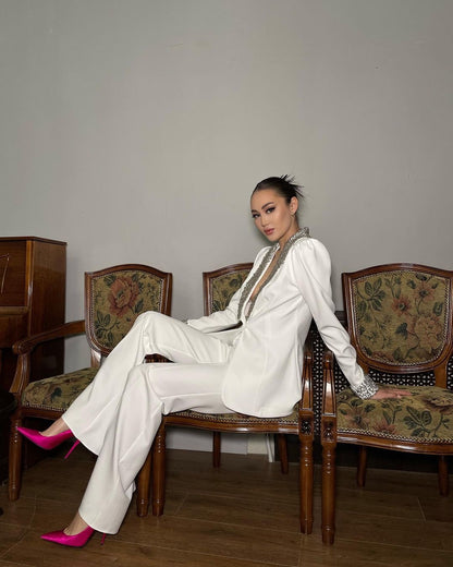 White Layla Pant Suit