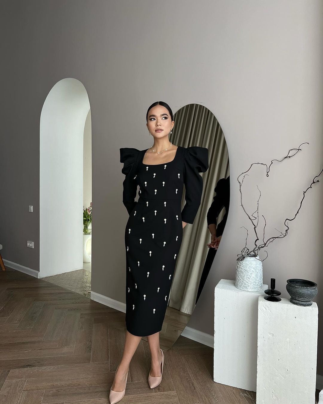 sia dressed in black Black Sia Dress – LABEL WB