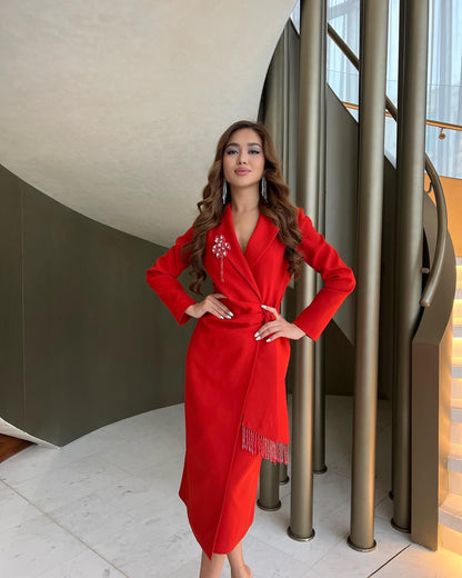 Red Kayla Dress