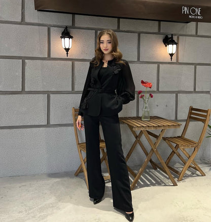 Black Zen Pant Suit