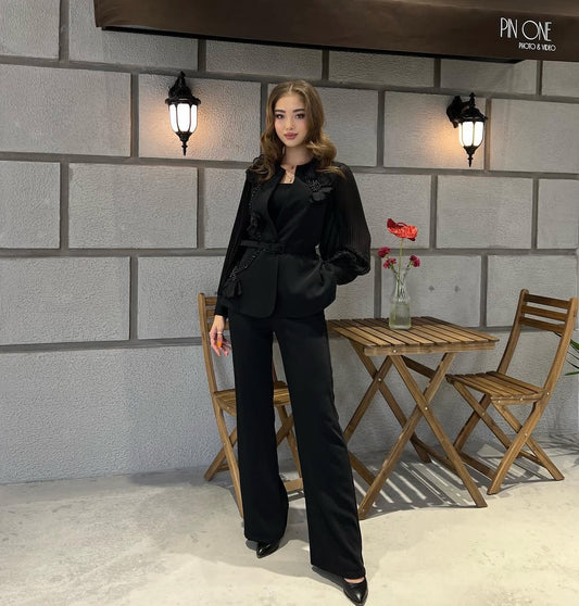 Black Zen Pant Suit