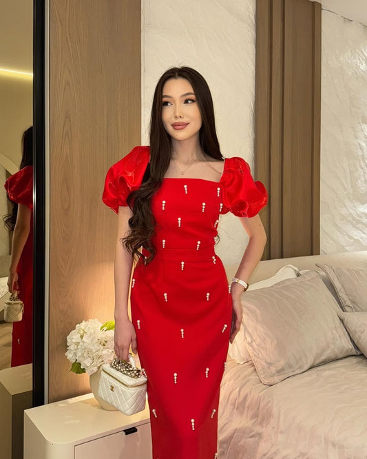 Kira Dress (Red)