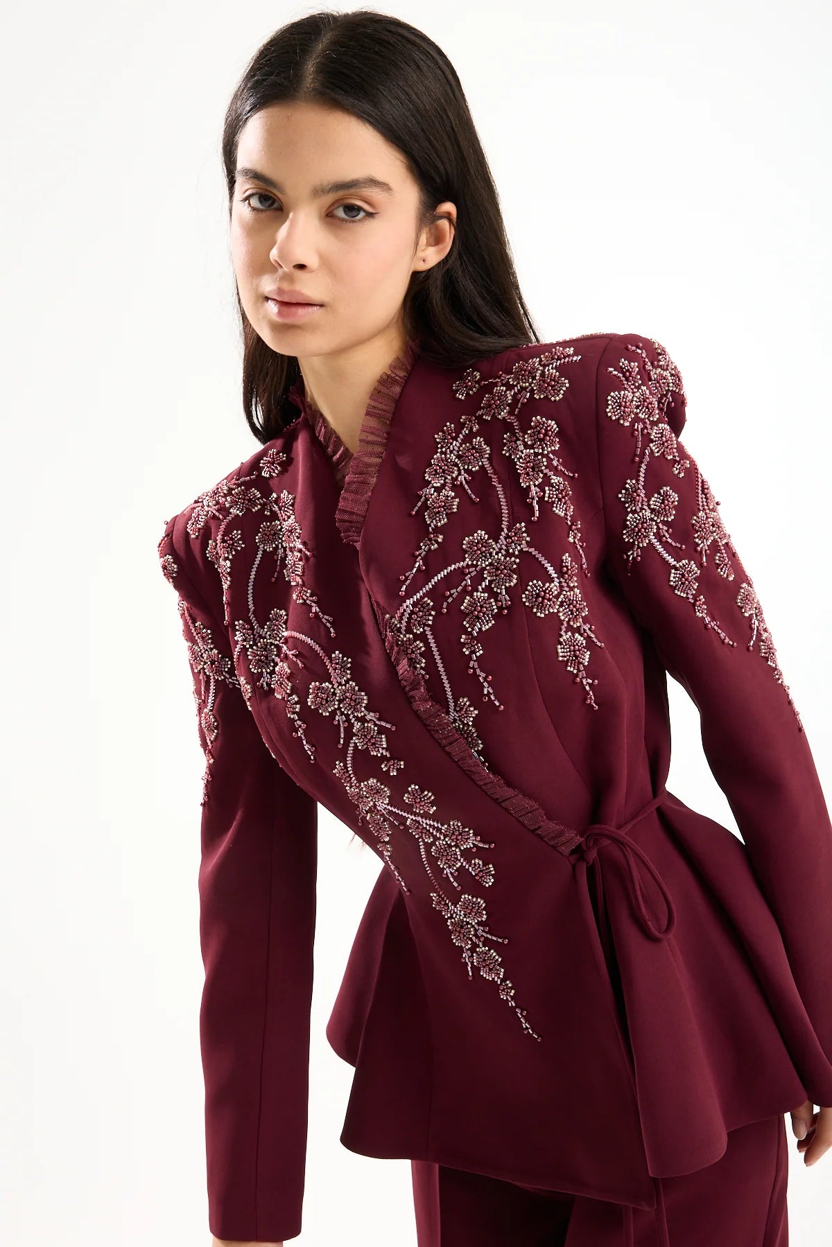 Burgundy Tama Suit