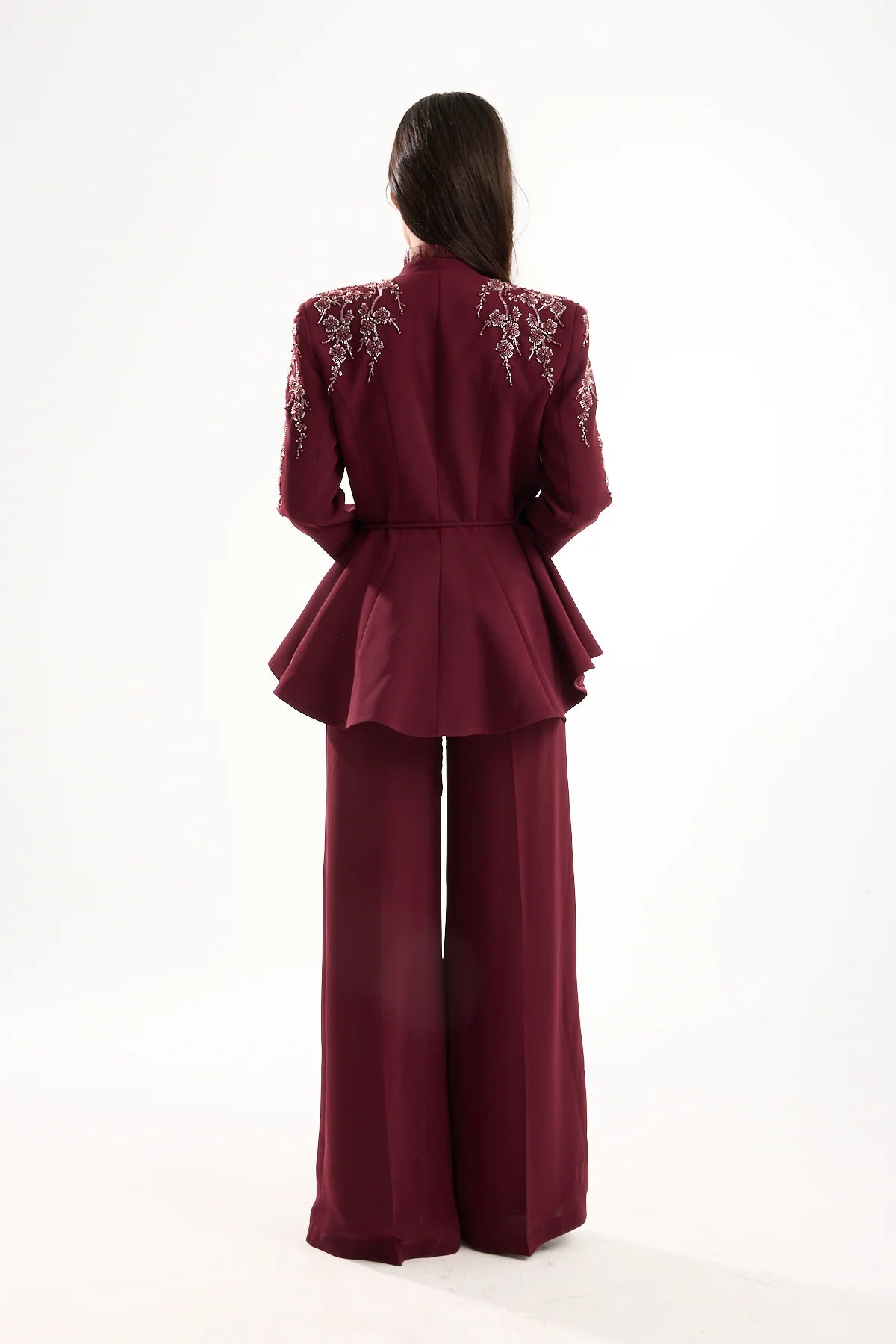 Burgundy Tama Suit