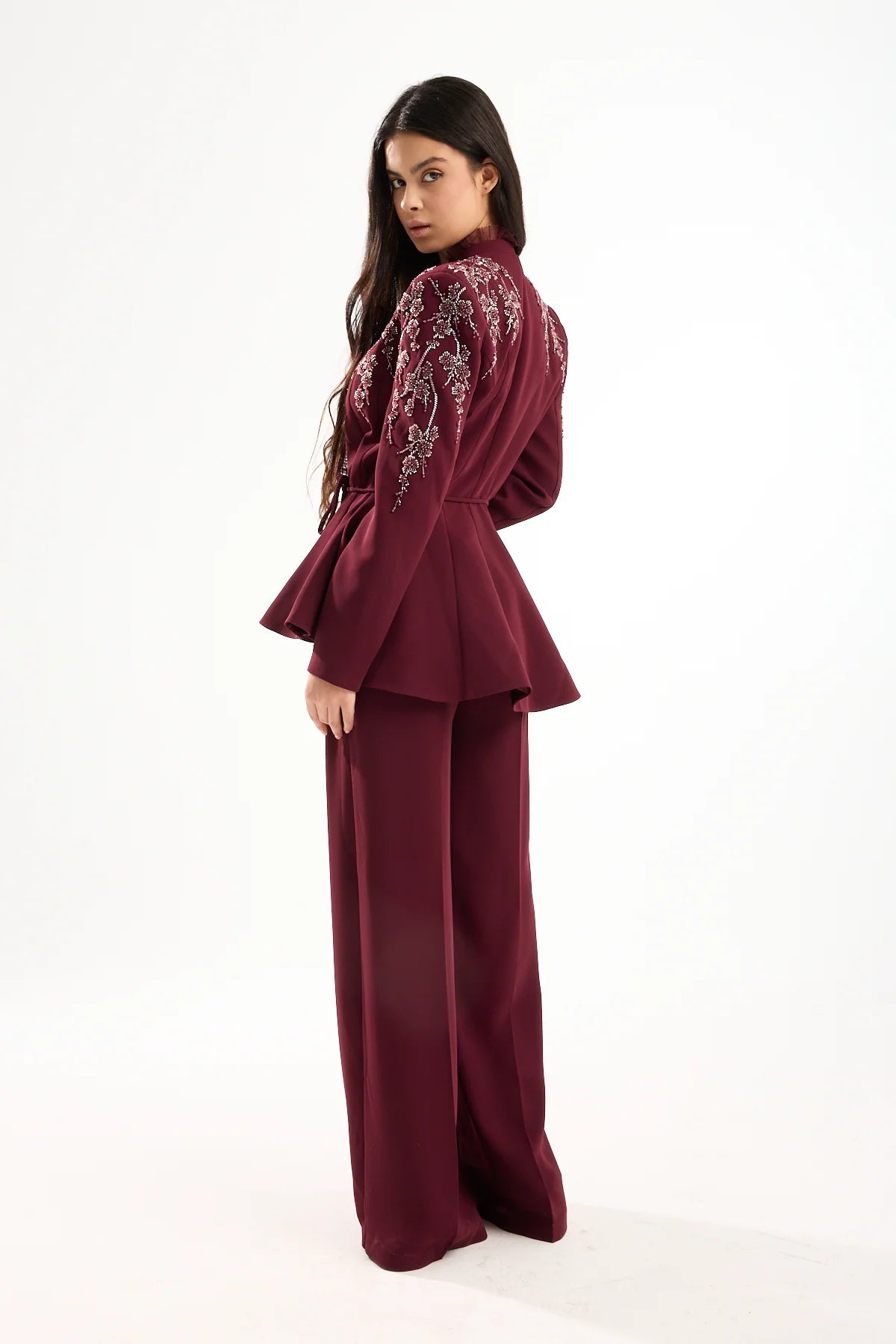 Burgundy Tama Suit