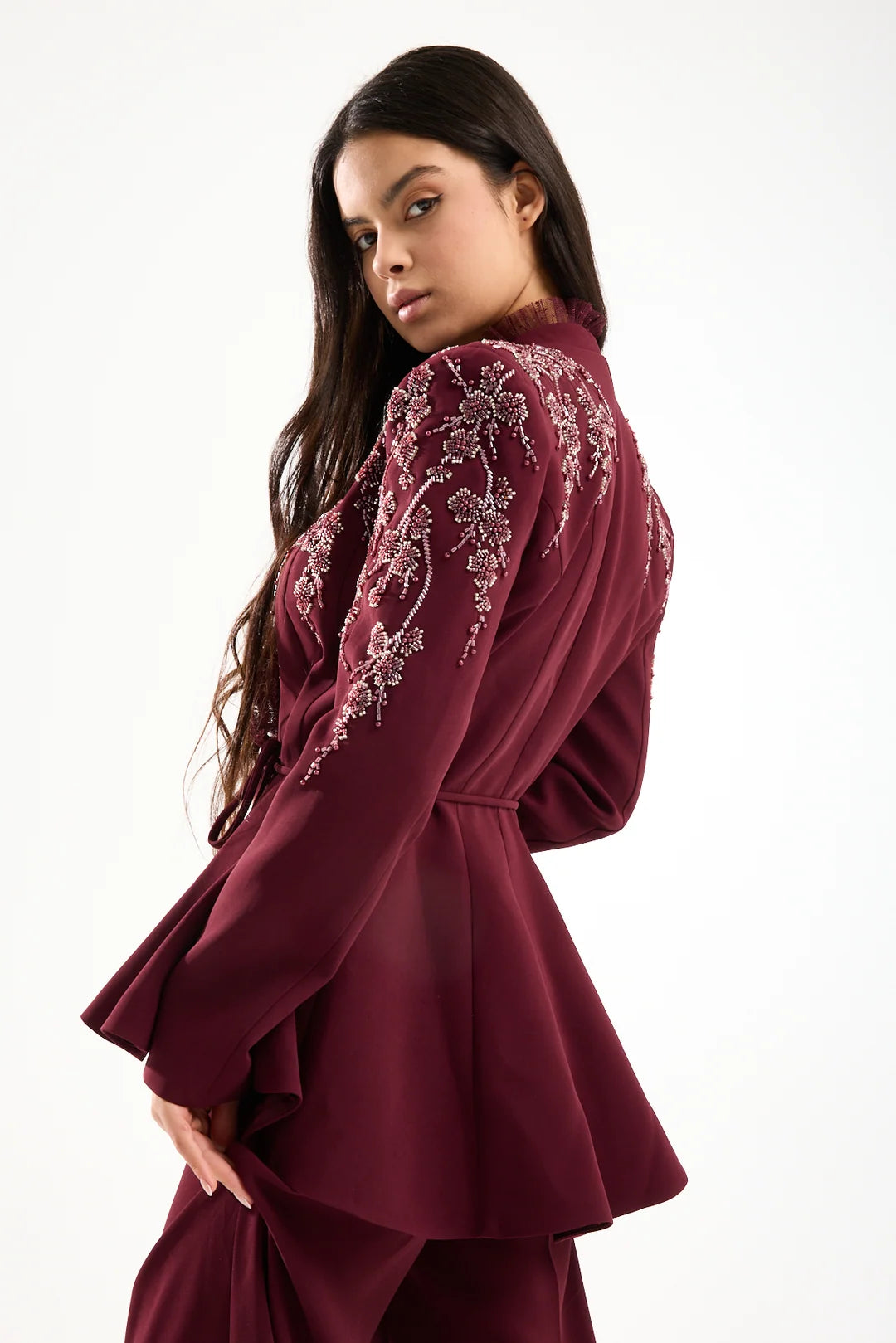 Burgundy Tama Suit