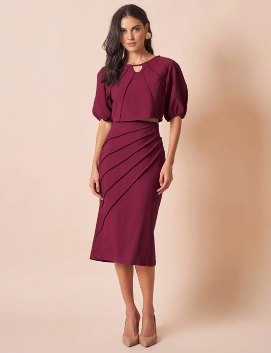 Malo Maroon Set