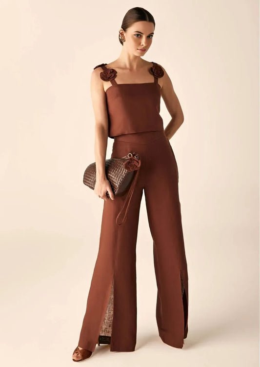 Brown Flower Set