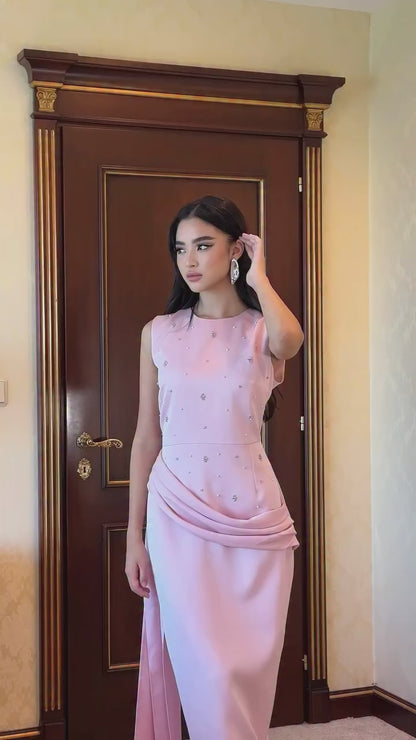 Luna Dress(Blush Pink)